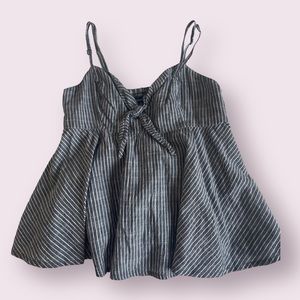 Abercrombie & Fitch babydoll striped top🤍